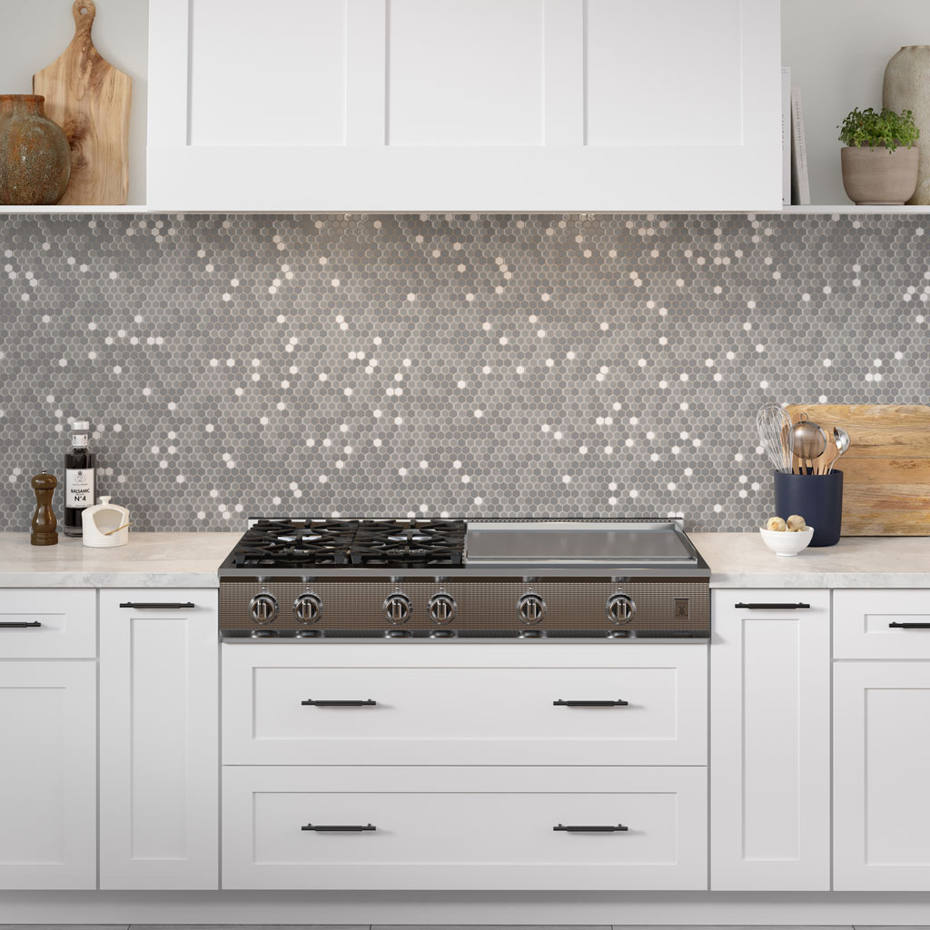 Confetti II™ tile with Moon grout