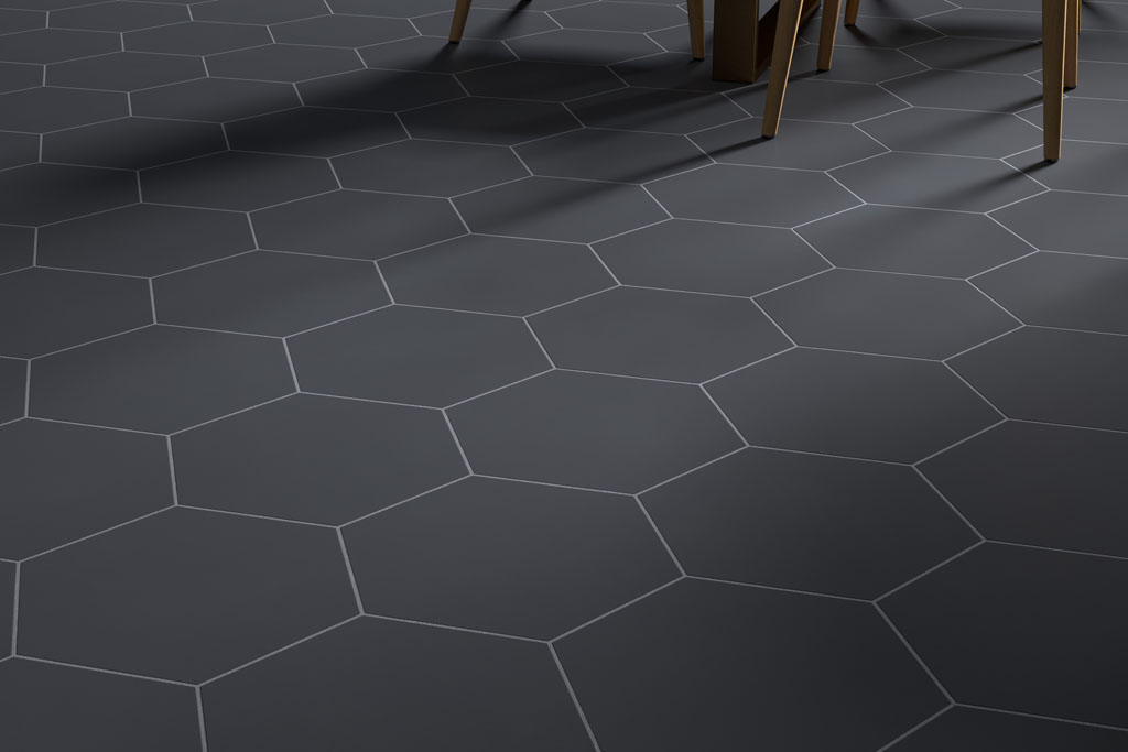 Rhythm™ tile with Moon grout